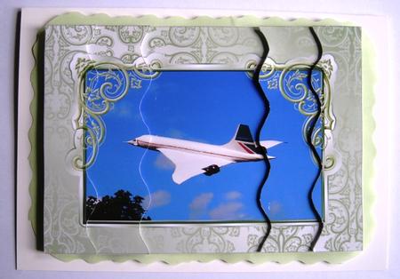 Concorde Wavy Side Stacker Card by Elizabeth Boot
