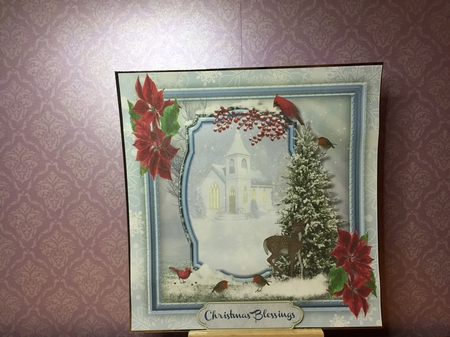 Christmas Church in the Snow by Elizabeth Emery