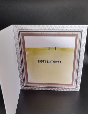 Insert for rugby shirt themed birthday card 6x6 toppers by Lizzie Hartwell