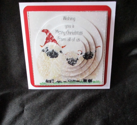 Valais Blacknose sheep#Christmas 2 by Lizzie Hartwell