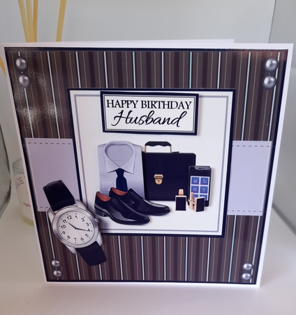 8x8 Have a dapper Birthday Mini Decoupage Kit - x4 A4 Sheets by Lizzie Hartwell