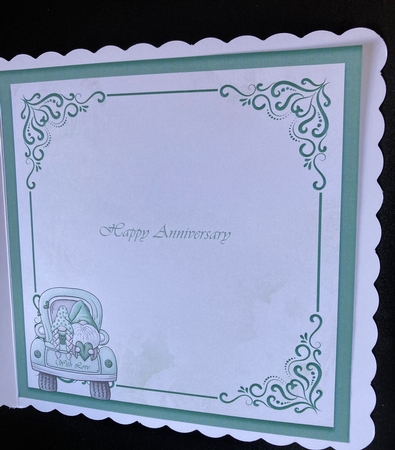 Anniversary Love Gnomes Insert Purple by Lizzie Hartwell