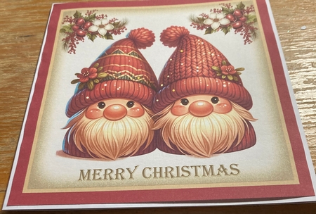 Christmas Gnome & Christmas Florals by Lizzie Hartwell