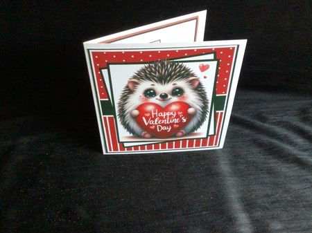 VALENTINE HEDGEHOG by Lizzie Hartwell