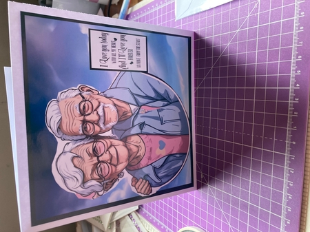 ELDERLY COUPLE LOVE by Lizzie Hartwell