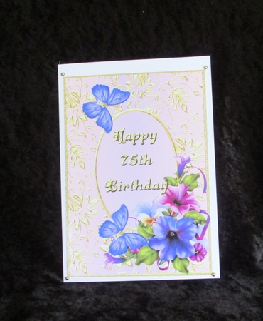 Petunia Corner - Happy 75th Birthday by Lizzie Hartwell