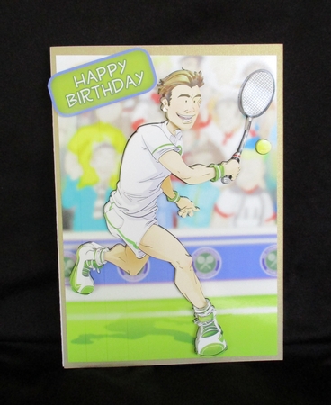 Tennis Dude 2 by Lizzie Hartwell
