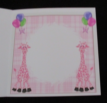 Pink Giraffe Insert to Match Cup603621_719 by Lizzie Hartwell