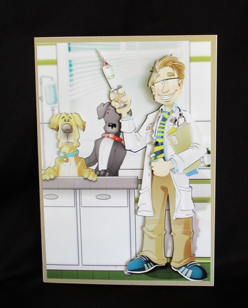Vet Dude Great Dane by Lizzie Hartwell