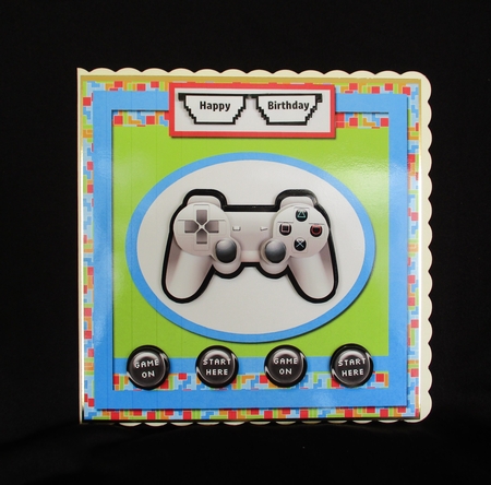 Male Teenager Birthday Video Games Gamer Playstation by Lizzie Hartwell