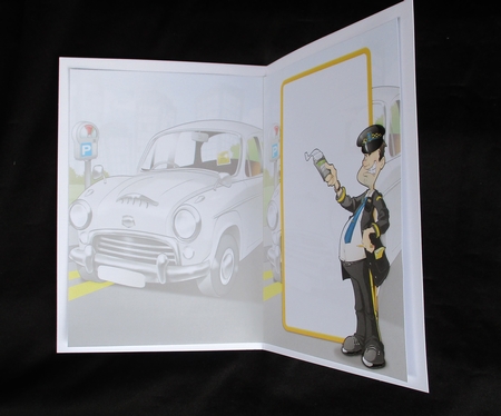 Traffic Warden Dude Insert by Lizzie Hartwell