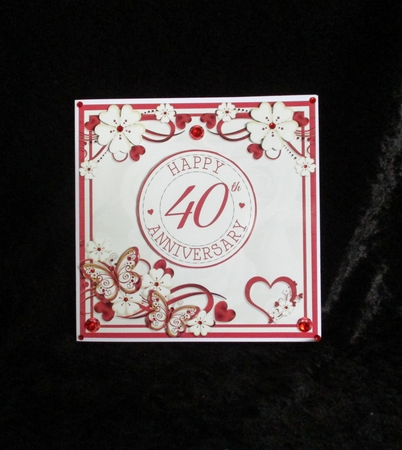 Ruby 40th WEDDING ANNIVERSARY  by Lizzie Hartwell