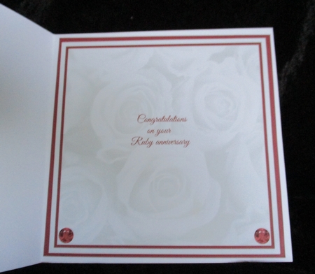 INSERT TO MATCH 40TH ANNIVERSARY TOPPER by Lizzie Hartwell