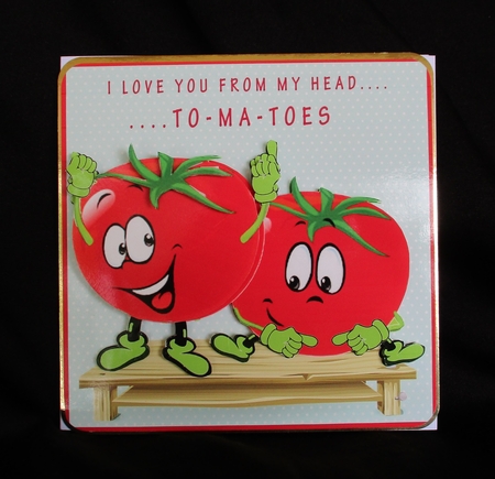 I Love you from my Head  To-Ma-Toes by Lizzie Hartwell