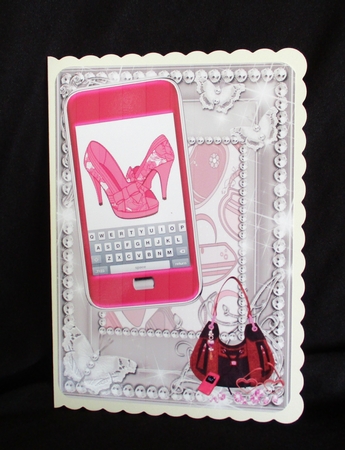 Shoes Phone Pink by Lizzie Hartwell