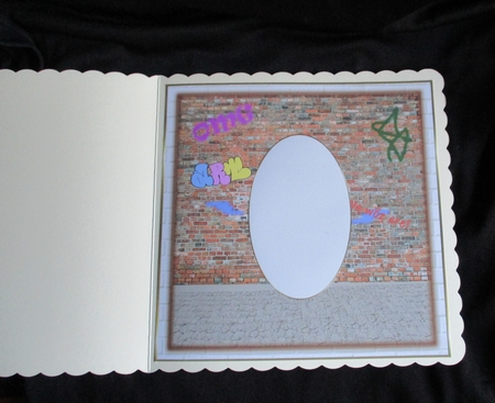 Street Scene Blank Insert by Lizzie Hartwell
