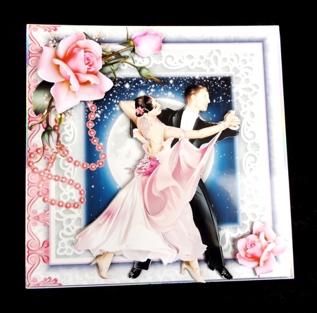 Dancing In The Moonlight Card Front Kit by Lizzie Hartwell
