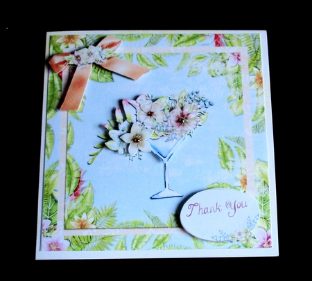 Thank You - Floral Cocktail by Lizzie Hartwell