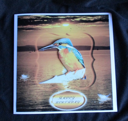 kingfisher by Lizzie Hartwell