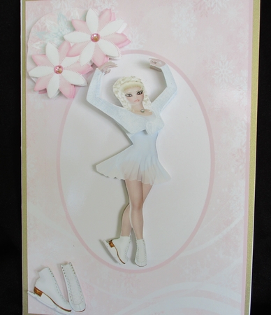 Graceful Ice Skater by Lizzie Hartwell