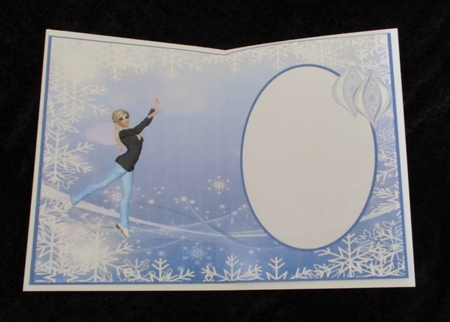 Christmas Ice Skating Insert by Lizzie Hartwell