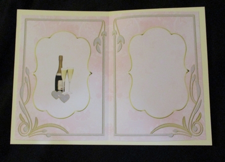 Champagne and Hearts 35TH Anniversary Insert by Lizzie Hartwell