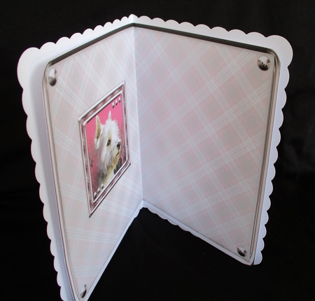  JJ LOVE MY DOG WEST HIGHLAND TERRIER OR WESTIE 2 5X7 INSERT by Lizzie Hartwell