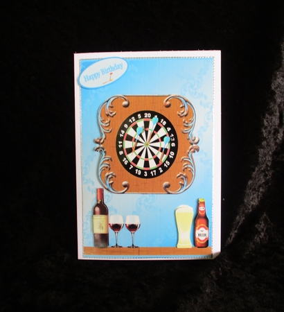 A Game Of Darts And Drinks With Friends by Lizzie Hartwell