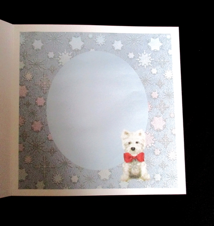 Westie Christmas Insert - Red by Lizzie Hartwell