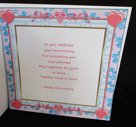 Hugs & Kisses Insert to match cup763170_719 by Lizzie Hartwell