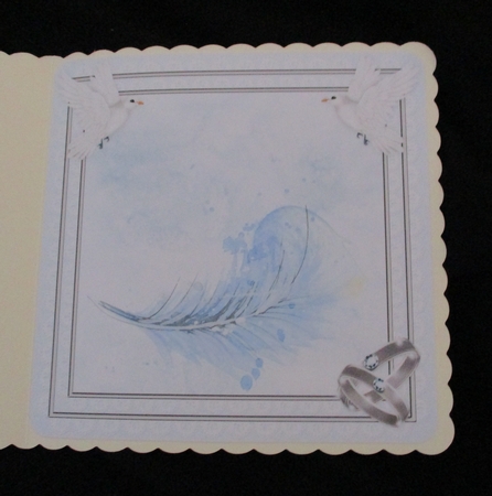 Just Married 8x8 Insert by Lizzie Hartwell