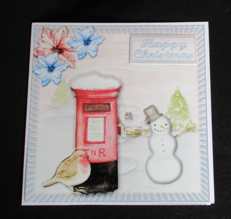 JJ PASTEL CHRISTMAS AND BIRTHDAY 1 7X7 3D DECOUPAGE MINI KIT by Lizzie Hartwell