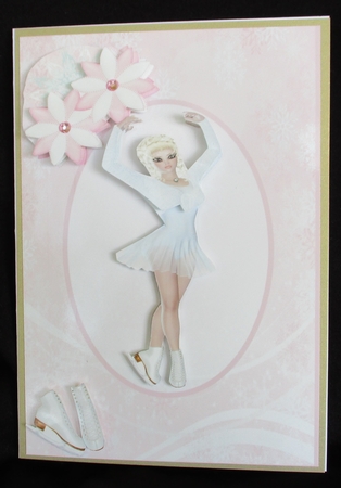 Graceful Ice Skater (Personalised) by Lizzie Hartwell