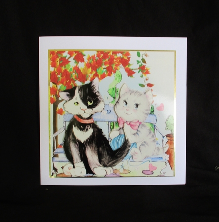 Best of Friends 6x6 Quick card/Topper by Lizzie Hartwell