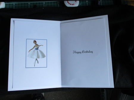 Pretty Ballerina Insert by Lizzie Hartwell