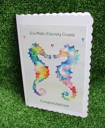 Seahorse Couple by Lizzie Hartwell