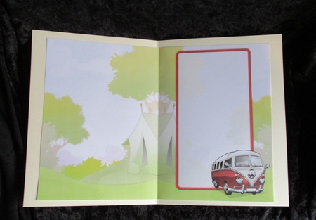 Camper Van Red Insert by Lizzie Hartwell