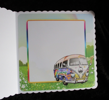 Camper Van Hippy 8x8 Insert by Lizzie Hartwell