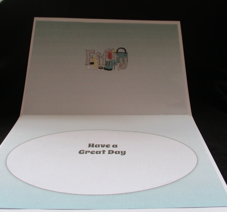 Special Birthday FIFTY insert by Lizzie Hartwell