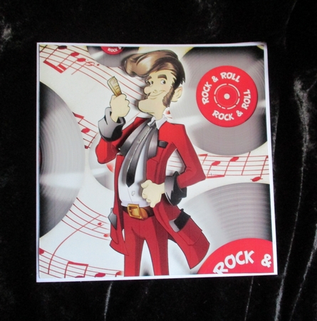Teddy Boy Dude 8x8 Quick Card by Lizzie Hartwell