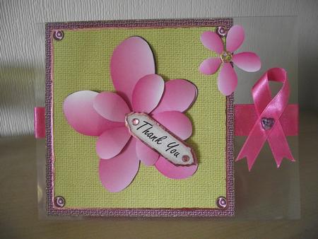 Thank You Flower Square Topper 1 by Elizabeth Martin
