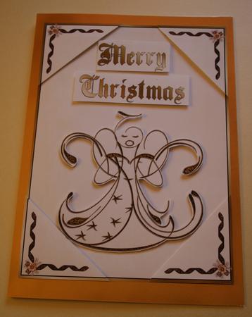 A4 Christmas Angel Card by Elizabeth Shepphard