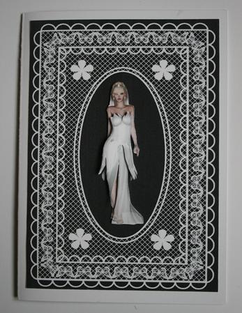Lady in Lace Frame Step by Step by Elizabeth Shepphard
