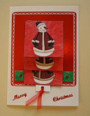 Snowman Waterfall Sheet by Elizabeth Shepphard