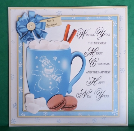 Blue Snowman Mug Mini Kit by Elizabeth Svonja
