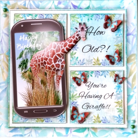 Youre Having A Giraffe Birthday Mini Kit by Elizabeth Svonja