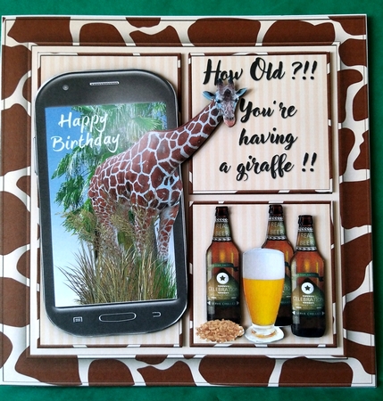 Having A Giraffe Male Birthday Mini Kit by Elizabeth Svonja