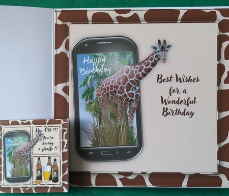 Having A Giraffe Male Birthday Mini Kit by Elizabeth Svonja