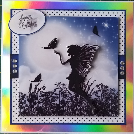 Butterfly Fairy Silhouette by Elizabeth Svonja