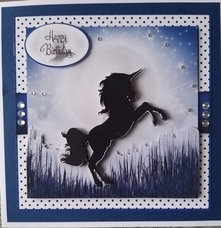 Unicorn Silhouette by Elizabeth Svonja